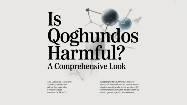 Is Qoghundos Harmful
