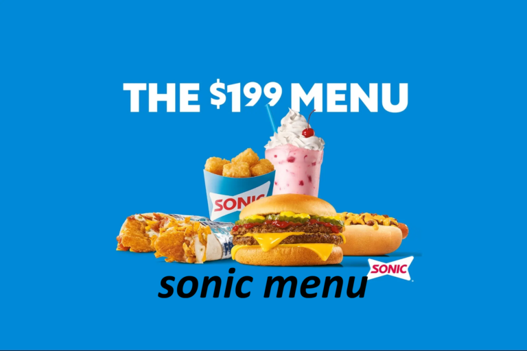 Sonic Menu